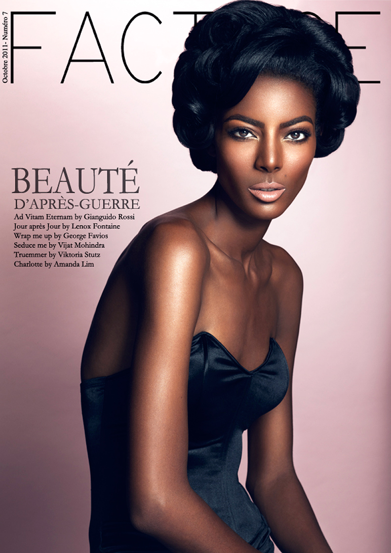 Lenox Fontaine Beauty Cover of Factice Magazine