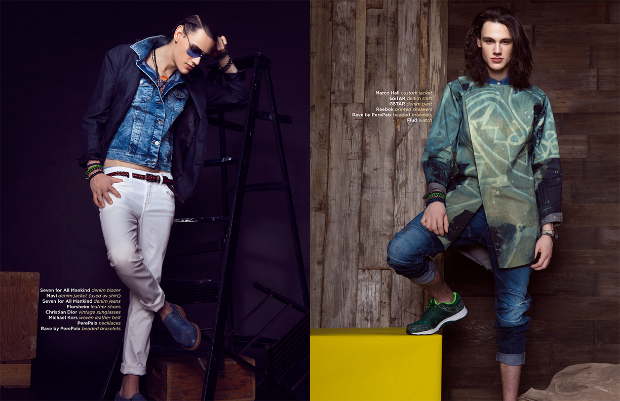 Lenox Fontaine YRB Magazine Denim Shoot 2